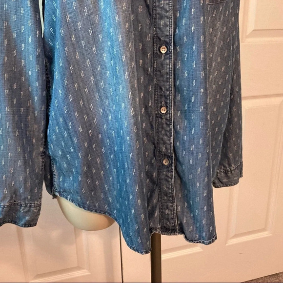 Calvin Klein Long Sleeve Denim Shirt M - Picture 3 of 15